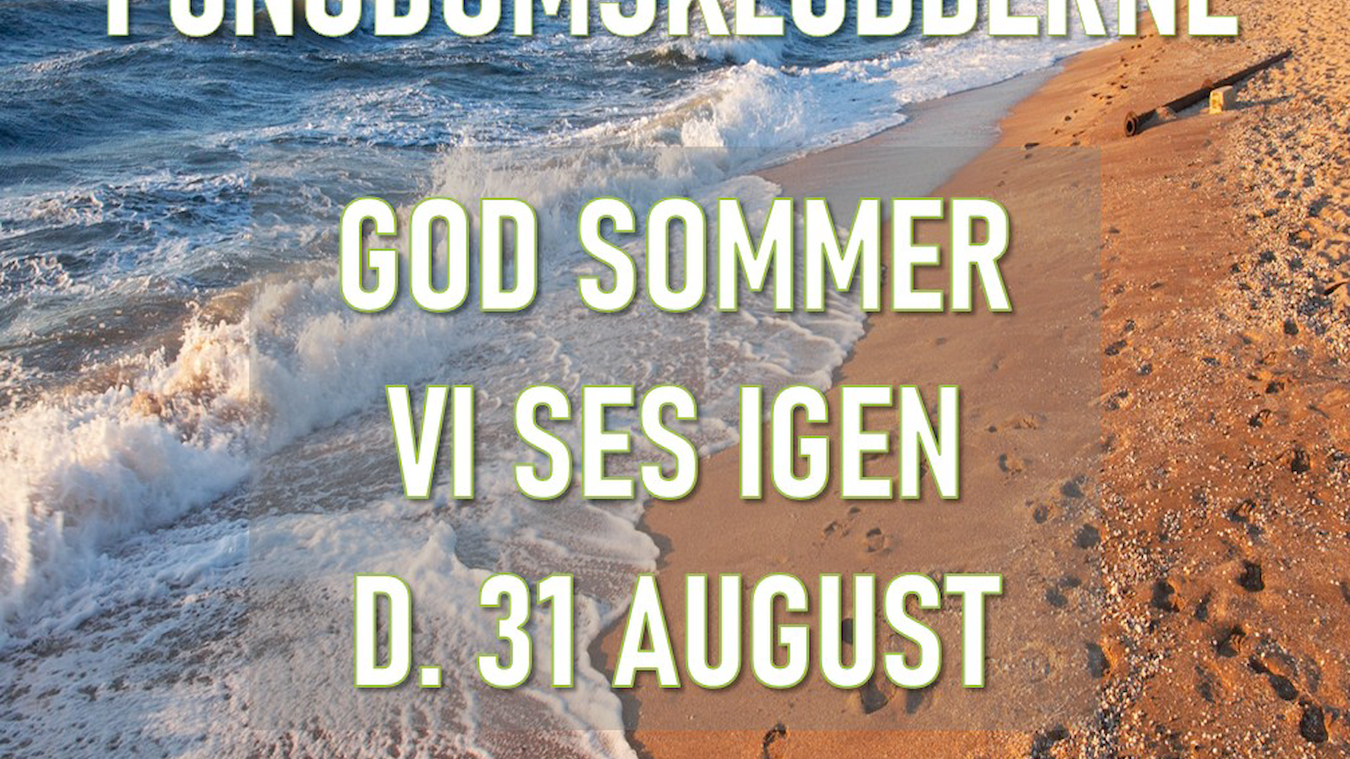 Ferie plakat