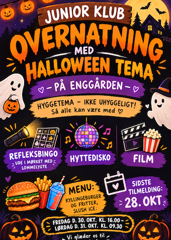 Enggården Halloween - Klik for at tilmelde dig