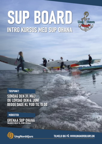Sup Board d. 31. maj. - Klik for at tilmelde dig