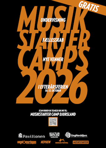 Musikstarter Camps 2026 - Klik for at tilmelde dig