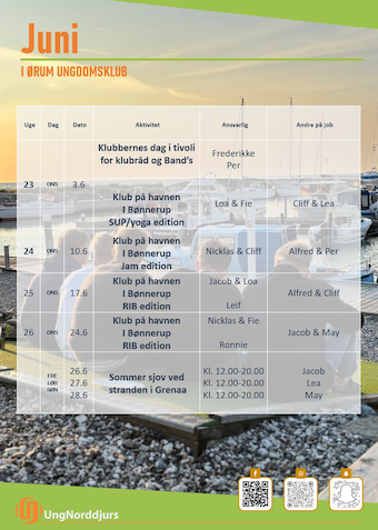 Ørum Ungdomsklub 2025/2026 - Klik for at tilmelde dig
