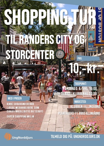 Shoppetur til Randers - Klik for at tilmelde dig