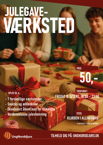 Julegaveværksted - Klik for at tilmelde dig