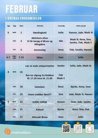 Grenaa Ungdomsklub 2025/2026 - Klik for at tilmelde dig