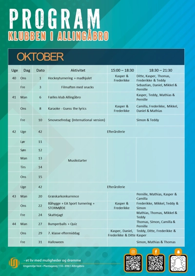 Klubkalender foto