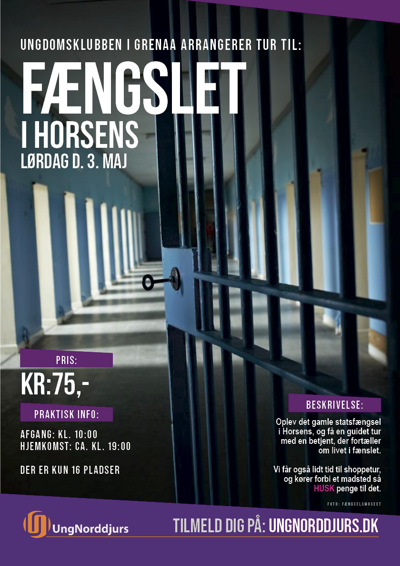 Plakat af tur til Horsens statsfængsel