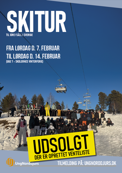 Plakat skitur udsolgt