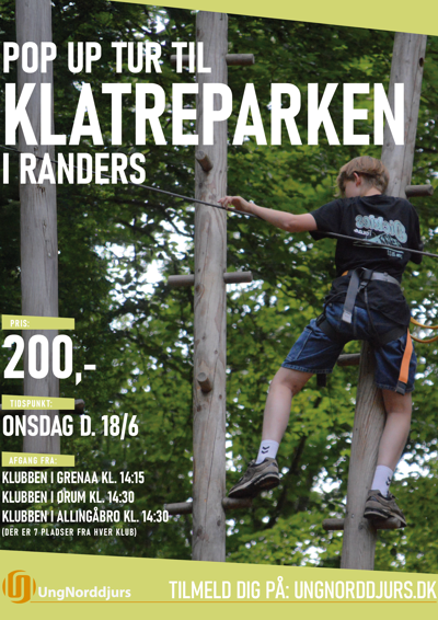 Plakat af klatreparken