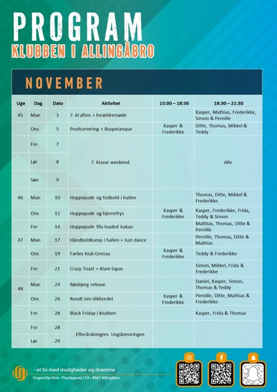 Foto Klubkalender Allingåbro