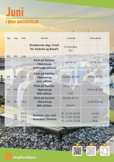Klubkalender plakat