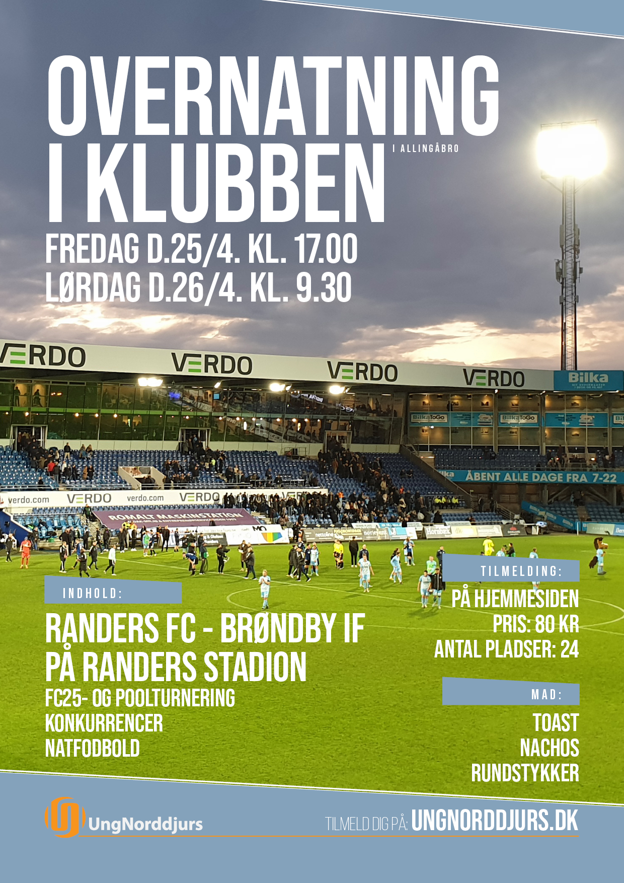 Foto overnatning i Allingåbro klub