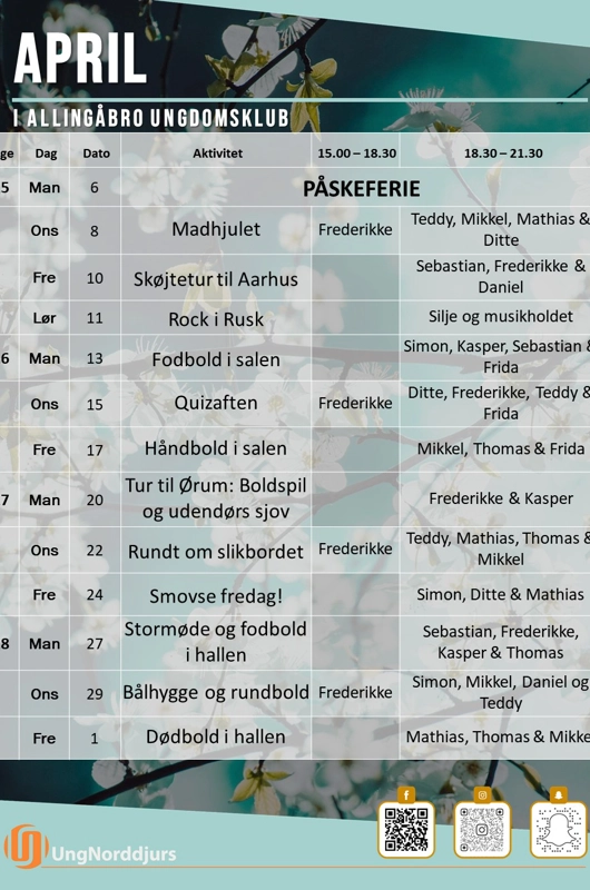 Klubkalender plakat