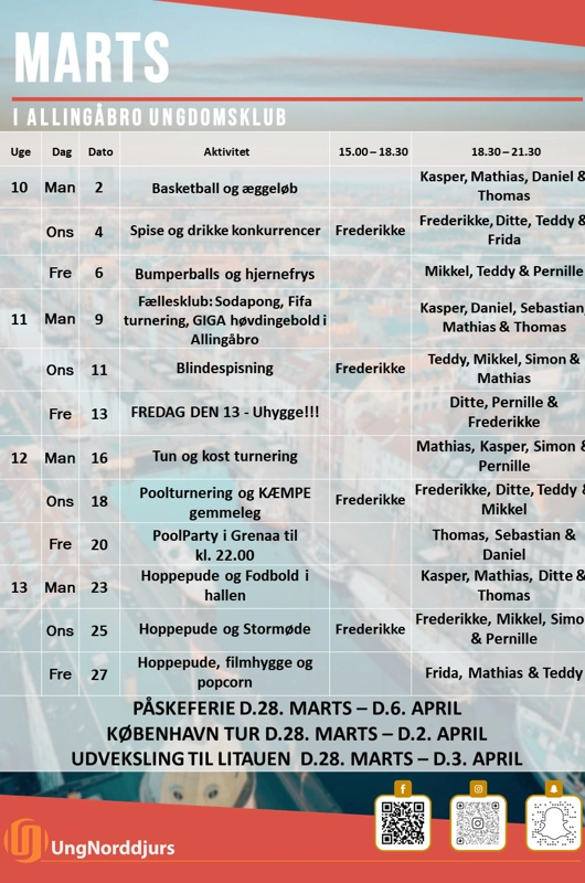 Klubkalender plakat