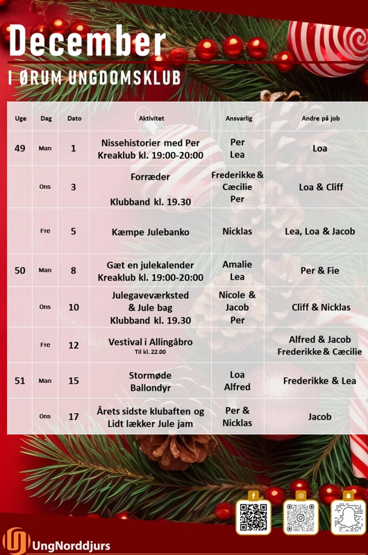 Plakat klubkalender