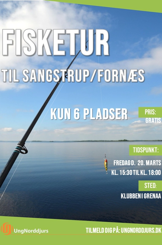 Fisketur til Sangstrup plakat