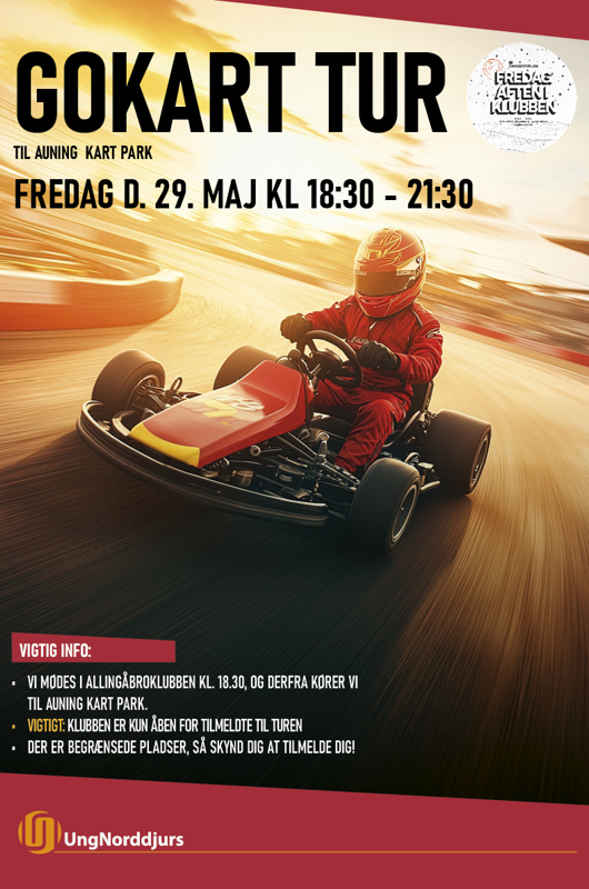 Gokart plakat