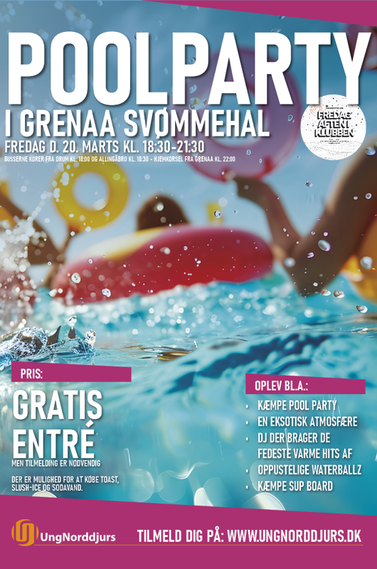 Poolparty plakat
