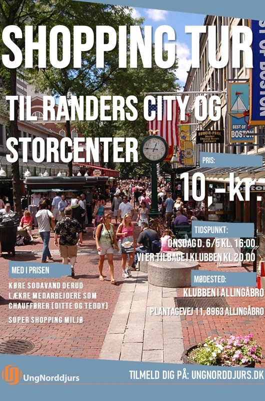 Shoppetur plakat