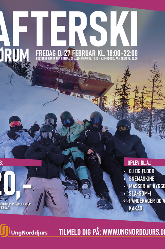 Afterski plakat