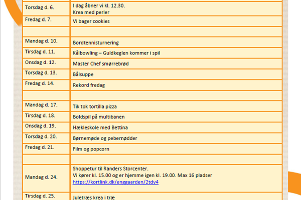 Foto Enggården kalender 